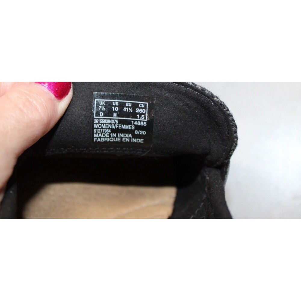 Clarks Trish Rose Loafers Women’s 10 Gray Herringbone Slip On Comfort - Picture 8 of 9